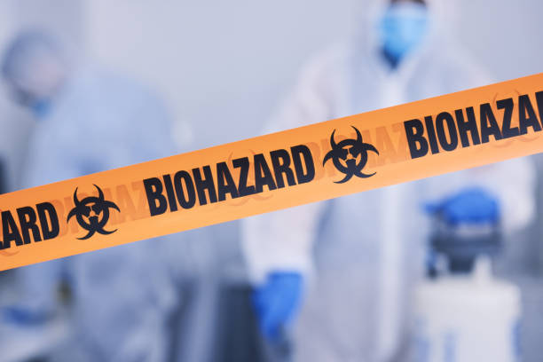Professional Infectious Disease Decontamination technician working in Bulverde, TX